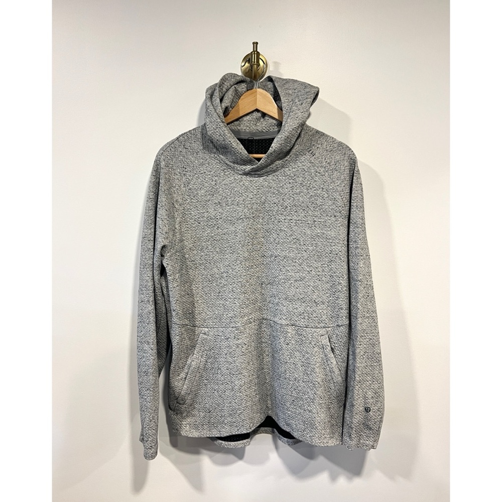 Men’s Lululemon At Ease Hoodie Textured Gray
